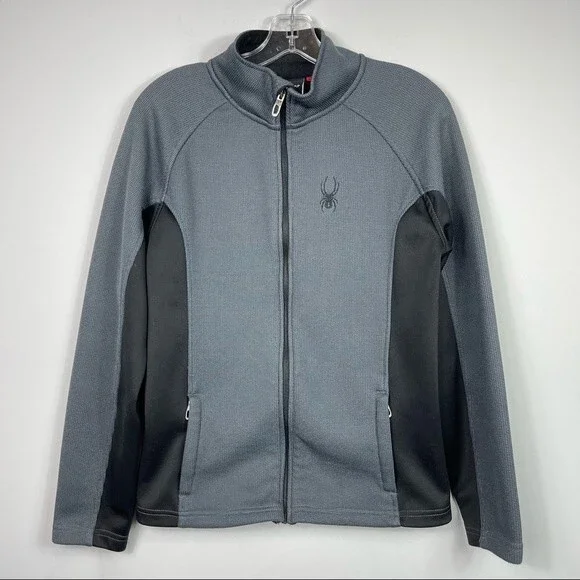 Spyder Men's Constant Full Zip Up Sweater Fleece Jacket Polar Black S Outdoor - Picture 4 of 16